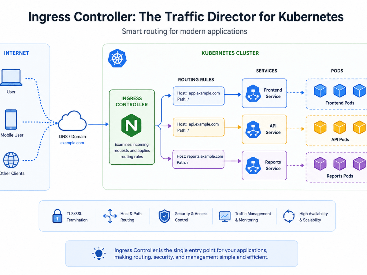 Understanding Ingress Controllers: The Traffic Directors of Modern Applications